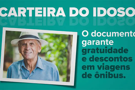 Carteira do idoso tem validade prorrogada até julho de 2021