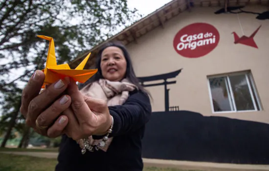 Ribeirão Pires mobiliza moradores para confecção de tsurus de origami