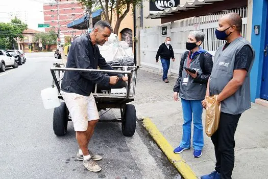 Estudo de catadores subsidiará políticas públicas em Santo André