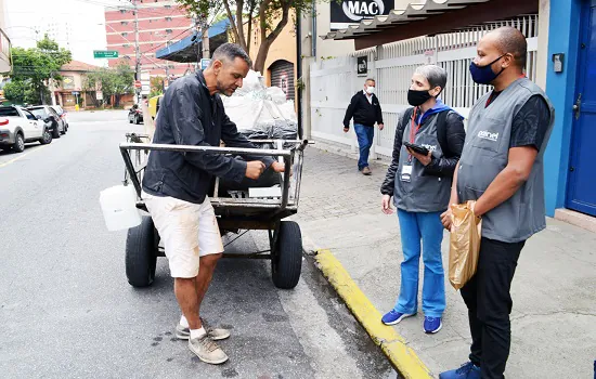 Estudo de catadores subsidiará políticas públicas em Santo André