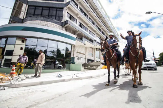 Cavalaria do BAEP realiza ação especial de segurança em Ribeirão Pires