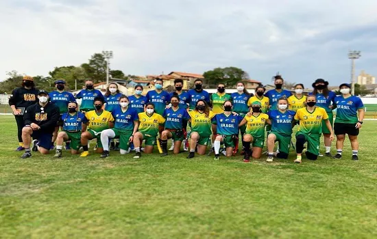 Seleção Brasileira Feminina de Flag Football realiza training camp em Piedade