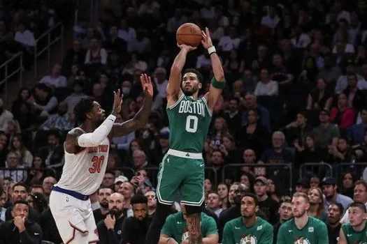 Boston Celtics quebra recorde de cestas de 3 pontos em triunfo sobre Knicks