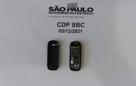 Aparelhos celulares são apreendidos com visitantes e em correspondência no CDP de SBC