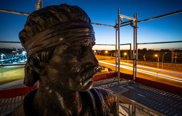 Monumento do Laçador ganha voz em longa-metragem gaúcho