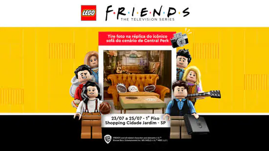 LEGO® leva icônico cenário de Friends ao Shopping Cidade Jardim