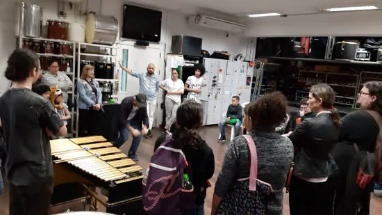 Alunos do Centro Livre de Música de São Bernardo visitam UNESP