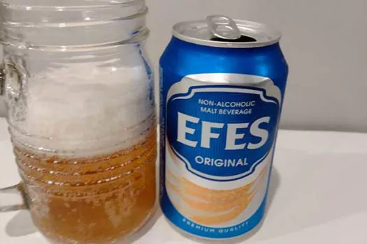 Cerveja sem álcool é um chá que recomendo