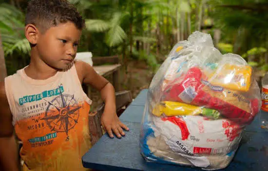 Em 2020 quase 400 mil cestas de alimentos são distribuídas aos povos tradicionais