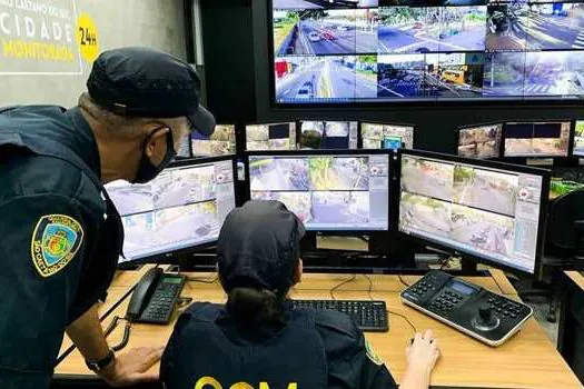 Imagens do CGE de São Caetano evitam furto de bicicleta na Praça Cardeal Arcoverde