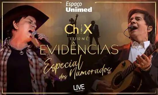 Chitãozinho e Xororó apresentam Especial Dia dos Namorados no Espaço Unimed