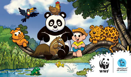 Chico Bento torna-se embaixador do WWF-Brasil