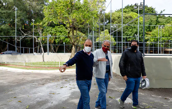 Obras no Parque Chico Mendes avançam em São Caetano