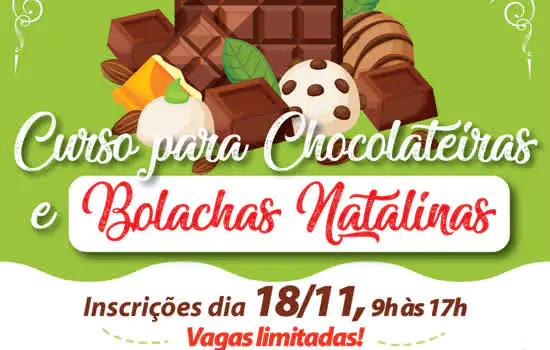 Fundo Social de Ribeirão Pires abre vagas para curso de chocolateiras