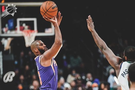 Phoenix Suns supera Utah Jazz e fatura a 7ª vitória seguida na NBA