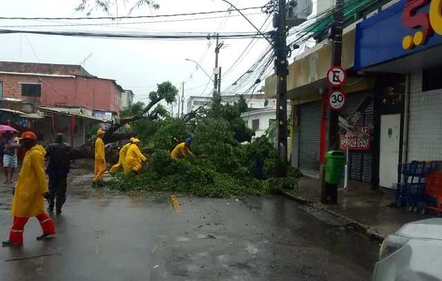 Chuva forte coloca Recife em alerta máximo e suspende aulas