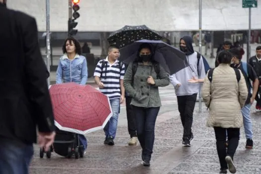 Previsão para o fim de semana é de chuva no Estado de São Paulo