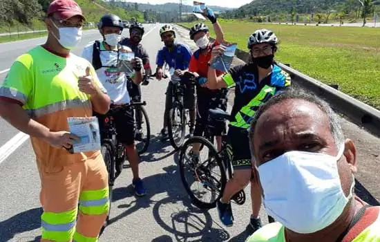 CCR ViaOeste e PMR orientam ciclistas sobre segurança neste final de semana