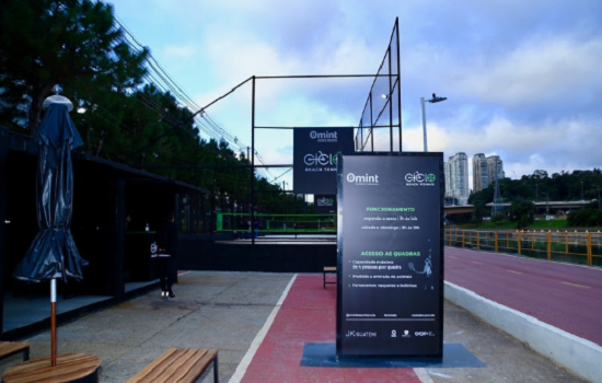 Ciclo Beach Tennis às margens do Rio Pinheiros