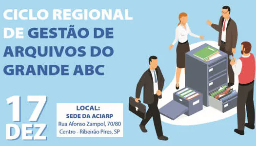 Ciclo Regional de Gestão de Arquivos do Grande ABC tem inscrições abertas