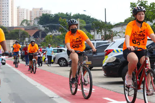 Diadema ganha 5,7 km de ciclofaixa permanente