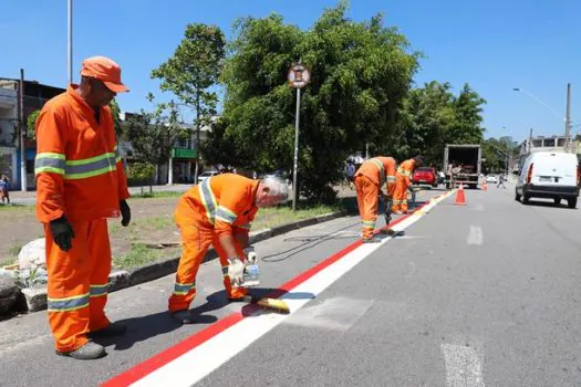 Diadema vai ganhar terceira ciclofaixa permanente