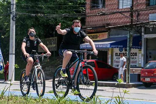 Orlando Morando percorre ciclovia da Estrada dos Alvarengas e destaca melhorias na região