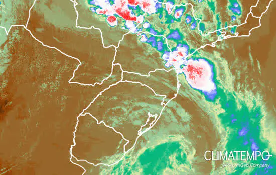 Ciclone provoca ventania no Sul