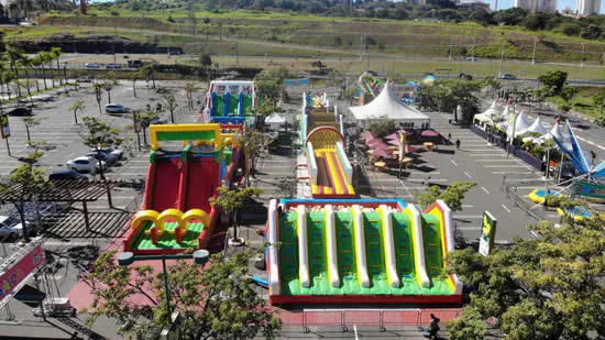 Maior parque de infláveis do Brasil chega a São Bernardo