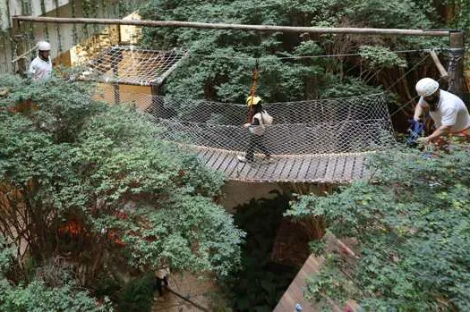 Shopping Cidade Jardim cria Circuito de Arvorismo para as férias