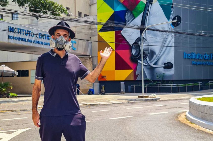 Eduardo Kobra 'finaliza' mural no Minhocão - ABC Agora