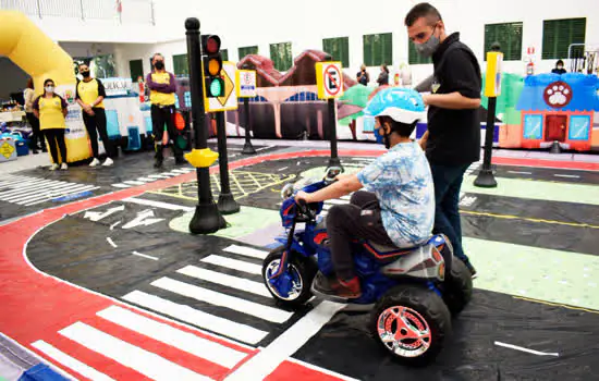 Complexo Ayrton Senna recebe Cidade Inflável de Educação no Trânsito neste final de semana