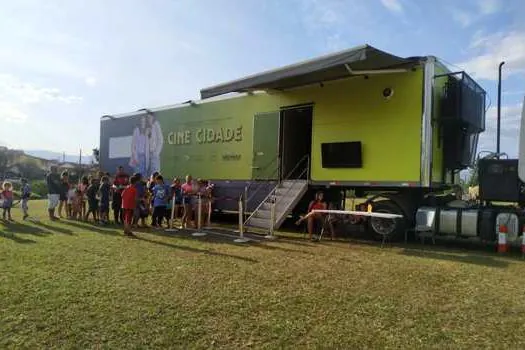 Santo André recebe cinema itinerante, uma proposta de diversão para todas as idades