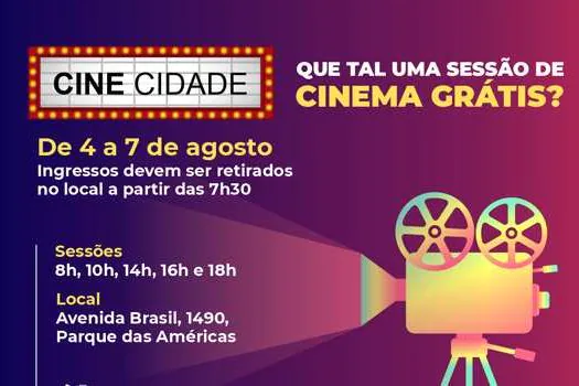 Mauá recebe projeto de cinema itinerante com filmes de sucesso