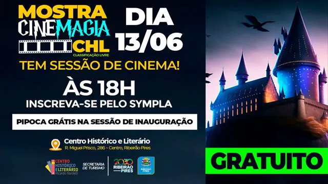 Centro Histórico e Literário Ricardo Nardelli lança Mostra CineMagia CHL