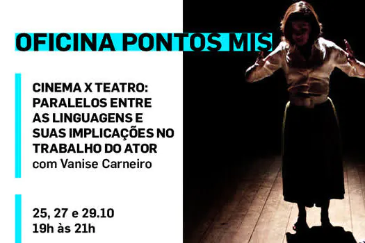 Ribeirão Pires e MIS promovem Oficina online Cinema x Teatro