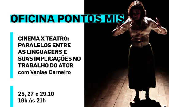 Ribeirão Pires e MIS promovem Oficina online Cinema x Teatro