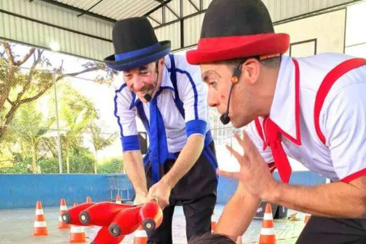 Sesi Diadema recebe espetáculo Circo Malabarístico com Grupo Irmãos Becker