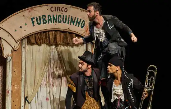 Trupe Lona Preta apresenta temporada gratuita do espetáculo “O Circo Fubanguinho”