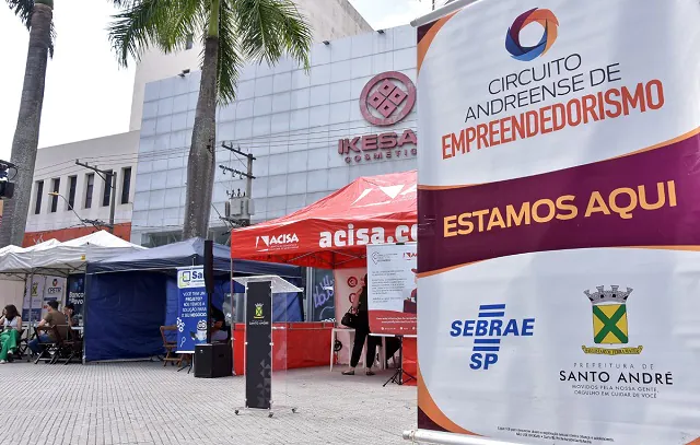 Comerciantes da Rua Oliveira Lima participam do Circuito Andreense de Empreendedorismo