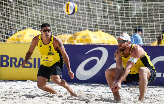 Brasil avança com três duplas para a fase eliminatória no naipe masculino