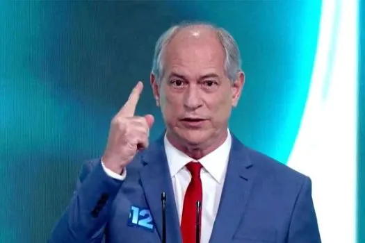 Quem criou história do ‘nós contra eles’ foi o PT, e Bolsonaro adora, diz Ciro