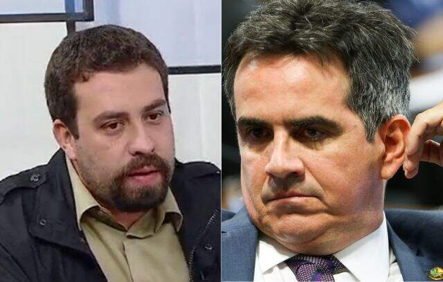 Deputado Federal Guilherme Boulos (PSOL-SP) e o senador e presidente do PP