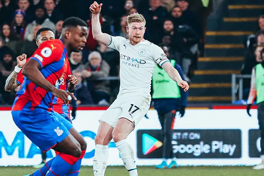 City só empata com o Crystal Palace e vai torcer pelo Arsenal contra o Liverpool