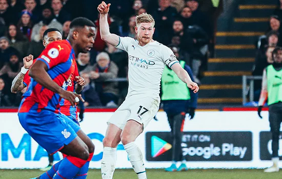 City só empata com o Crystal Palace e vai torcer pelo Arsenal contra o Liverpool