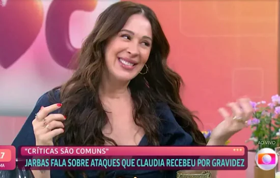 Claudia Raia anuncia sexo e nome do seu bebê no “Mais Você”