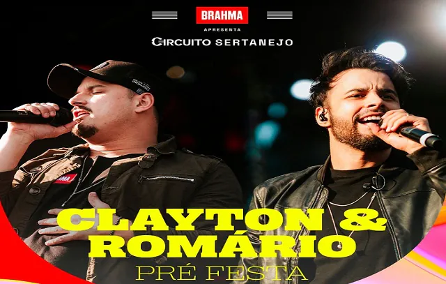 Caldas Country Festival anuncia Clayton e Romário na pré festa 2023