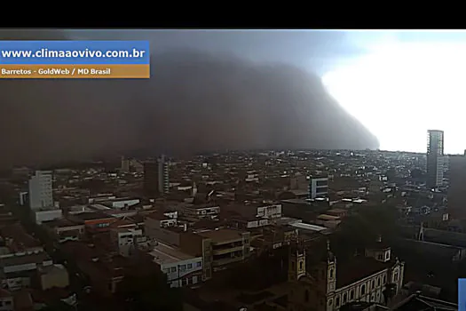 Tempestade de areia atinge cidades do interior de São Paulo