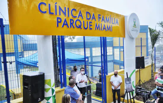 Santo André inaugura Clínica da Família Parque Miami