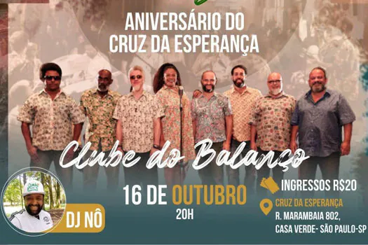 Clube do Balanço retorna aos palcos neste sábado (16) em SP